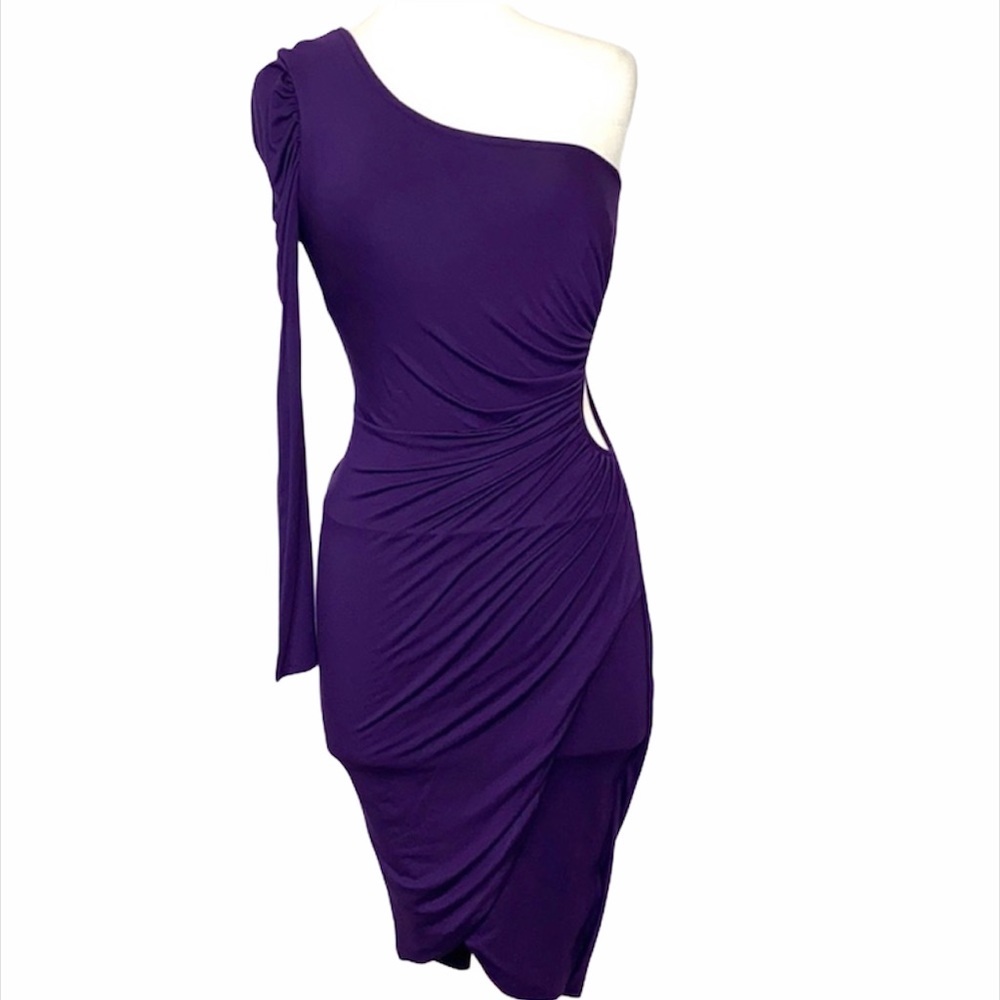 BEBE Kardashians NWT Goddess One Shoulder Size S